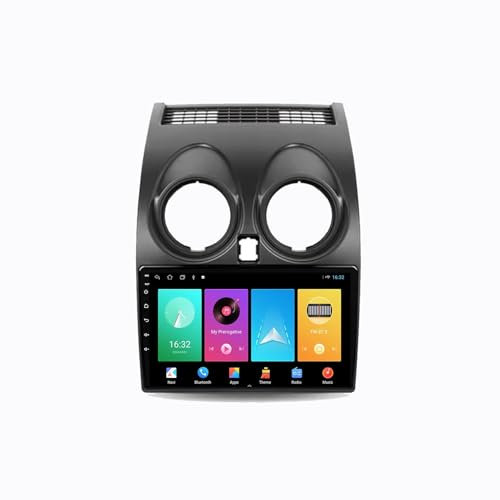Android 13 2 DIN Pantalla Táctil Radio 9 Coche Pantalla para Nissan Qashqai 1 J10 2006-2013 con Enlace Espejo/Navegación GPS/Radio FM/BT/Mandos Volante/Reproductor Multimedia(6G+128G)