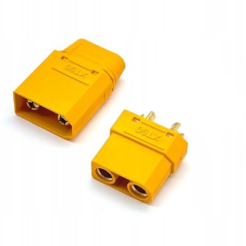Rosfix Steckverbinder XT90 40A 2-polig Set Goldbeschichtet Polyamid
