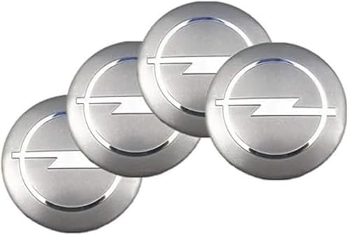 4 Stück Auto Radnabenkappen Aufkleber für Opel Vauxhall Insignia B Grand Sport Tourer Wagon 2017-2022 50MM, Auto Nabe Mitte Abdeckung Dekorative Aufkleber Nabendeckel Aufkleber Radkappen