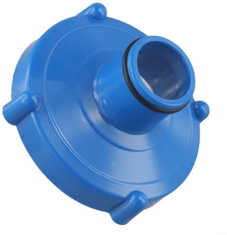 Adaptador de manguera de piscina, convertidor de conexión de piscina de 80 mm a 32 mm de diámetro interior, conector de tubo de PVC compatible con sistema de filtro de piscina Intex, aspiradora, azul