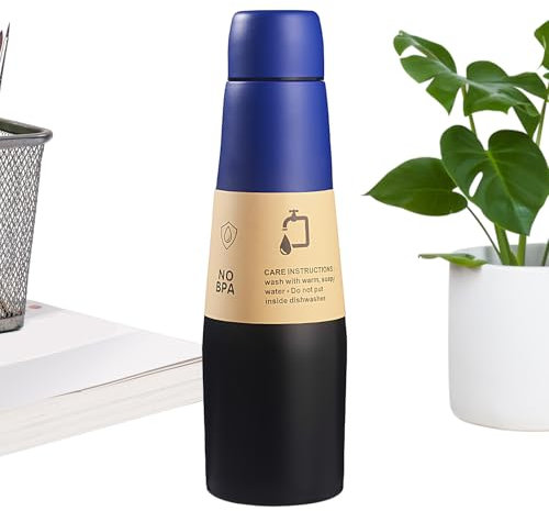 Stainless Steel Water Bottles, Vacuum Insulated Tumbler, Leak Proof Drinking Jug, Double Wall Design, Sweat- Finish, Wide Mouth Opening, Easy to Carry, Perfect for Gym, School Travel