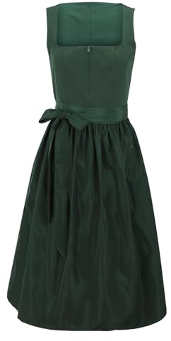 Uwdiohq Dirndl Damen Midi rachtenkleid Trachtenrock Samt Dirndlkleid Oktoberfest Outfit Mit Dirndlschürzen Dirndl-Komplettsets Trachtenmode Trachten Damen mit 2 Teilig Dirndl Schürze