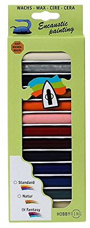 Hobbyring Encaustic Wachs Set 13 Fantasy Farben