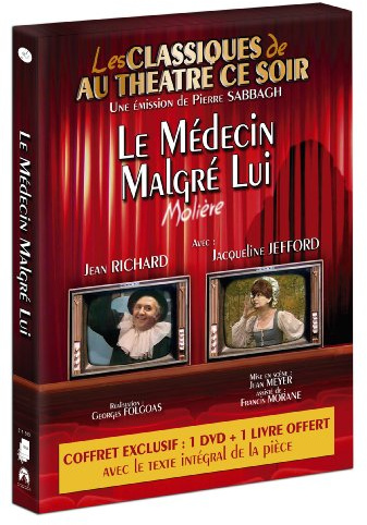 Au théâtre ce soir revisite les classiques : Le médecin malgre lui + 1 Livre [FR Import]