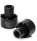 Powerbuilt Spindelmutter-Stecknuss, 4 Ösen, 2-3/4 Zoll außen, Ford, einfache Entfernung von Spindelmuttern, 2WD Hinterachsen, drehbare Kontermutter - 648476, Schwarz