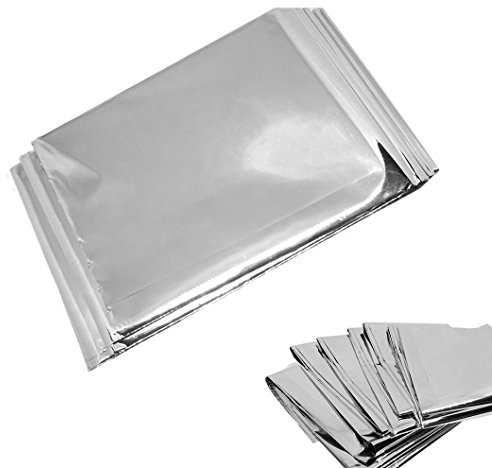 NYKKOLA Notfall-Mylar-Decken, 213,4 x 132,1 cm, 4 Stück