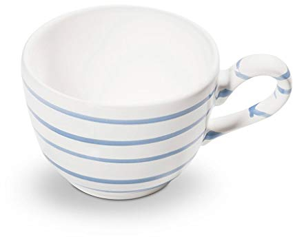 GMUNDNER KERAMIK Kaffeetasse, Volumen: 190 ml, Blaugeflammt, handgemachte Keramik aus Österreich