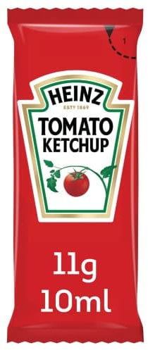Heinz Tomato Ketchup, 10 ml (Pack of 200)