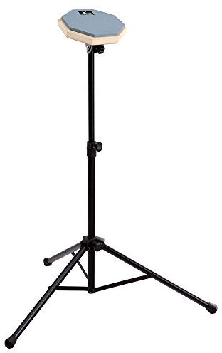 XDrum PPS-1 Practice Pad Ständer mit Tasche Set, Kompakt und leicht | Percussion-Stativ für Practice Pad, Kopfwinkel verstellbar, Gewinde: M8, Gewicht: ca. 700 g, Stabile Dreibeinkonstruktion