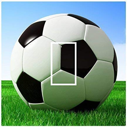 Sticar-it Ltd Football design Light Switch Sticker vinyl cover skin decal For Children's Room
