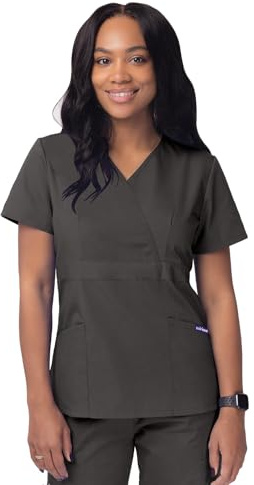 Sivvan Haut Cache-cœur Scrubs pour Femmes (Disponible en 15 Couleurs)