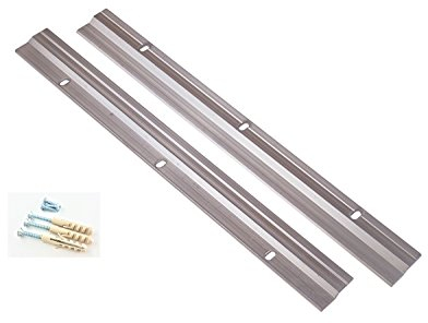 Support mural pour photo et miroir, barre en Z, Système flottant à suspendre + Fixations