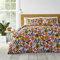 MARIMEKKO Kingsize-Bettbezug-Set, Baumwoll-Perkal-Bettwäsche mit passenden Kissenbezügen und Knopfverschluss, ganzjähriges Heimdekor (Rosarium, Rosa, King-Size)