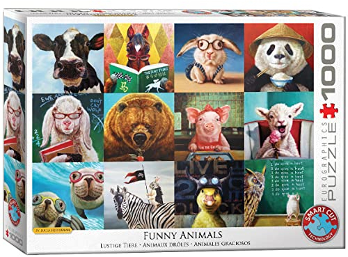 Eurographics 1000 Teile - Lustige Tiere von Lucia Heffernan