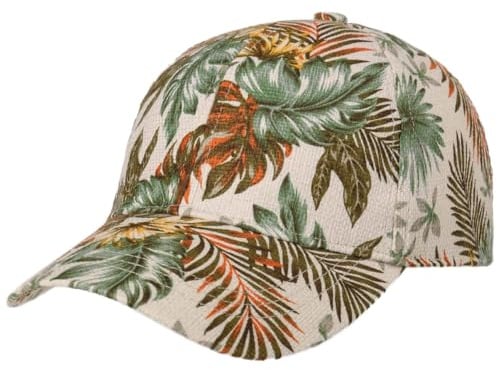 Lipodo Jungle Cap Baseballcap Baumwolle Snapback Klettverschluss Floral Damen Herren Frühling Sommer