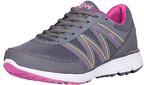 diawin Chaussures Larges orthopédiques pour Femme - Semelles Extérieures Larges - Intérieur sans Couture pour Les Pieds Gonflés, diabétiques, Larges Ou Hallux - Chaussures De Sport