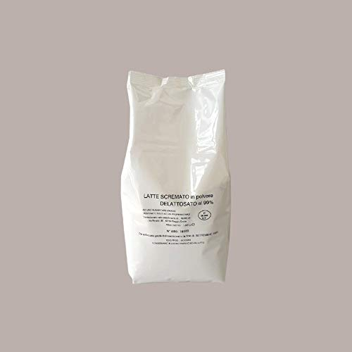 LUCGEL Srl (1 Kg) Leche en polvo instantánea desnatada sin lactosa