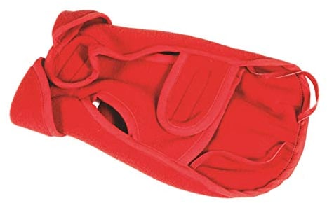 Fashion Dog Fleece-Hundemantel - Rot - 60