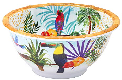 Les Jardins de la Comtesse - Petit Bol en Mélamine Pure – Toucans de Rio – Multicolore - Ø 15 cm - Service de Table - Collection de Vaisselle Quasi-Incassable