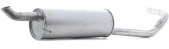 IZAWIT 18.077 Endschalldämpfer Hinten Kompatibel mit SKODA Fabia II Combi 545 6Q9253609BC