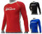 Kenneth J Lane Unisex Sphinx Rashguard Manica Lunga Rash-Guard-Shirt, blau, M