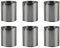 EXCEART 6 Pièces Vide Métal Peinture Boîtes avec Couvercles Quart Taille Boîtes Peinture À L' étain Boîtes pour Peinture (0. 3L)