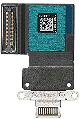 Ladeanschluss USB-Ladegerät Dock Connector Flexkabel Modul Ersatz Kompatibel mit Pro 11 Zoll 2018 A1980 A2013 A1934 /Pro 12,9 Zoll 3rd (2018) A1876 A1895 A1983 Weiß