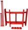 HILL TOP FABRICATIONS CO (1998) LTD - Scaffolding Tower 3.5 Meters (11'6) Working Height 4x2'6 Base Size. Steel & Polyester Powder Coated (PPC) Safety Orange Quality Durable Finish.