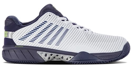 K-Swiss Herren Sandplatz - Tennisschuh Hypercourt Express 2 HB Weiß/Blau/Silber