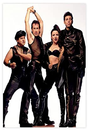 EYEZER Exklusive Art Sitcom Serie Seinfeld Poster 5 Leinwand Poster Wandkunst Dekor Druck Bild Gemälde für Wohnzimmer Schlafzimmer Dekoration ungerahmt 30 x 45 cm