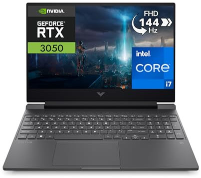 HP Victus 15-fa0006sf - Ordenador portátil (15,6, FHD IPS (Intel Core i7-12650H, RAM 16 GB, SSD 512 GB, NVIDIA GeForce RTX 3050, 4GB, AZERTY, Windows 11), Color Plateado