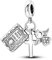 Streetculture Bibel Religion Kirche Engel Kreuz Gott Jesus Glauben - Charm 925 Silber Bettelarmband Anhänger Schmuck