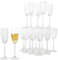 MamboCat 25er Set Grande Royal Sektgläser I 120ml, Höhe 22cm I modernes klares Sektglas mit Fuß I Sektflöte für Prosecco, Champagner & Co I transparente Gläser für Hochzeit, Partys & Co