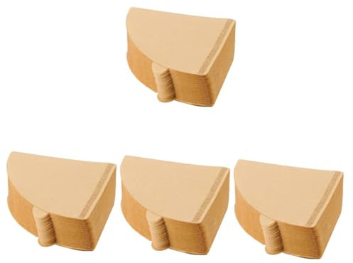 MAGICLULU 4 Set Di Carta Da Filtro Per Caffè Cono Carta Da Filtro Monouso Per Casa Ufficio Tè Caffè 100 Pezzi * 4