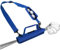 Golfschlägertasche für Herren und Dame,Leichte Langlebig Golfschlägertasche,Faltbar Golf Pencil Bag mit Schultergurt,Driving Range Course Practice,Minigolf Sonntagstasche für Golf-Training (Blau)