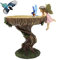 Pineeseatile Vogelbad für Garten, Vogelbad Bowl Engel Fairy Statue Vogelhieb Outdoor Gartenharz Ornament Skulptur für Vogelliebhaber