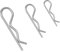 6 perni M5 x 100 mm, resistenti, clip di fissaggio per gancio di traino, perni per rimorchio, sistema di bloccaggio in acciaio inossidabile 304, clip per camion/trattore