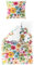 JACK by Bierbaum Mako Satin Bettwäsche 135x200cm 2 TLG. Blumen Blumenwiese Bunt Digitaldruck