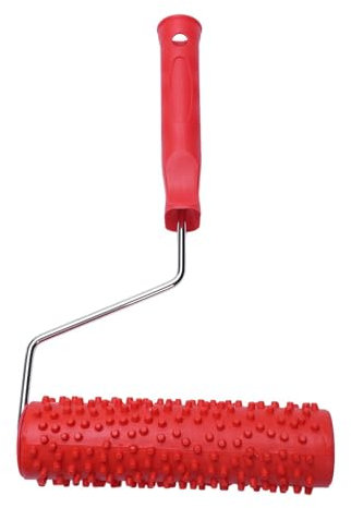 IMCCZONY Rouleau de Peinture en Relief 7 Pouce Goutte de Pluie avec PoignéE en Plastique pour la DéCoration Murale