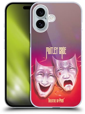 Head Case Designs Offiziell Zugelassen Motley Crue Theater of Pain Alben Harte Rueckseiten Handyhülle Hülle Huelle kompatibel mit Apple Apple iPhone 16