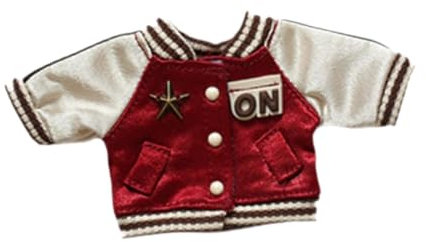 ＡＷＨＡＯ Plüsch-Puppenjacke, Kostüme für kleine Mädchen, Anhänger, Puppen-Outfits, Puppenkleidung, Mantel für 15 cm große Puppen