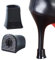 Mppchhn Fersenkappen-Schuhersatz, Fersenabdeckungen für High Heels,Fersenschutz, rutschfest, Reparatur, Ersatz-Fersenkappen - Fersenstopper, Stift, U-Form, geräuschreduzierende Spitzenabdeckungen für