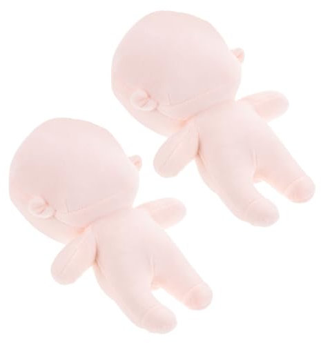 Alasum 2St Puppe Puppe Puppen Accessoires Spielzeugpuppe Puppenaccessoires Puppen zum Gestalten Puppen zum lustige DIY Puppe Stoffpuppe selber Machen Puppe für DIY Plüsch