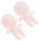 Alasum 2St Puppe Puppe Puppen Accessoires Spielzeugpuppe Puppenaccessoires Puppen zum Gestalten Puppen zum lustige DIY Puppe Stoffpuppe selber Machen Puppe für DIY Plüsch