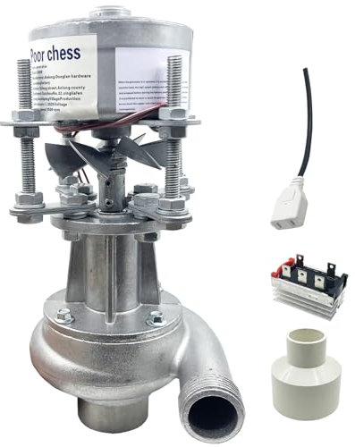 ZHOZHUT 500W Generatore Idroelettrico 220V Piccolo Generatore Idroelettrico con Zavorra E Connettore di Ingresso, Generatore di Turbina Ad Acqua per Uso Esterno, Illuminazione, Fiumi,500w,220V