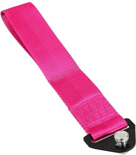 ABOOFAN Corda Da Traino Cinturini Di Rimorchio Cinghia Di Traino Automatico Trainare Cinghia Di Traino Con Ganci Fune Di Traino Cinghia Di Rimorchio Cinghie a Cricchetto Nylon Roseo