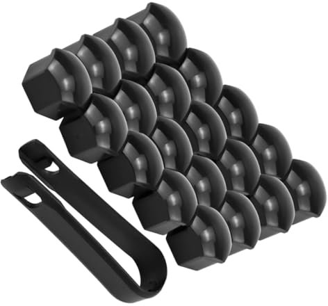 MAGICLULU 1 Ensemble Cache Écrou de Roue Noir pour Vélo Clips Protection et Décoration pour Vis Étanche et Durable