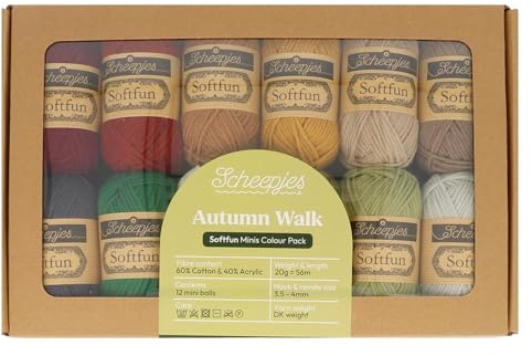 Scheepjes Softfun Colour Pack 12 x 20 g - Herbstlicher Spaziergang