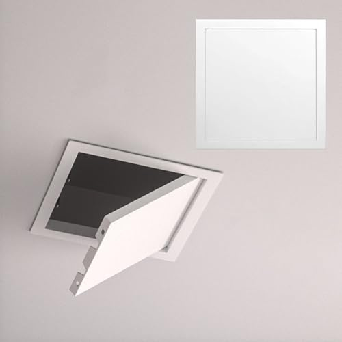 Blazea Revisionsklappe Magnetische Revisionsklappe für Wand/Decke, Badezimmer Wasserdicht Revisionsklappe, Unterputzmontage Trockenbautür mit Druckverschluss(White,30x45cm)
