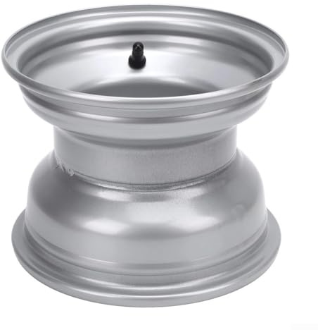 18x9.50-8 Hinterrad Felge Nabe 8 Zoll Aluminiumlegierung 4 Bolzen für ATV Quad Go Kart Off Road Ersatz Silber